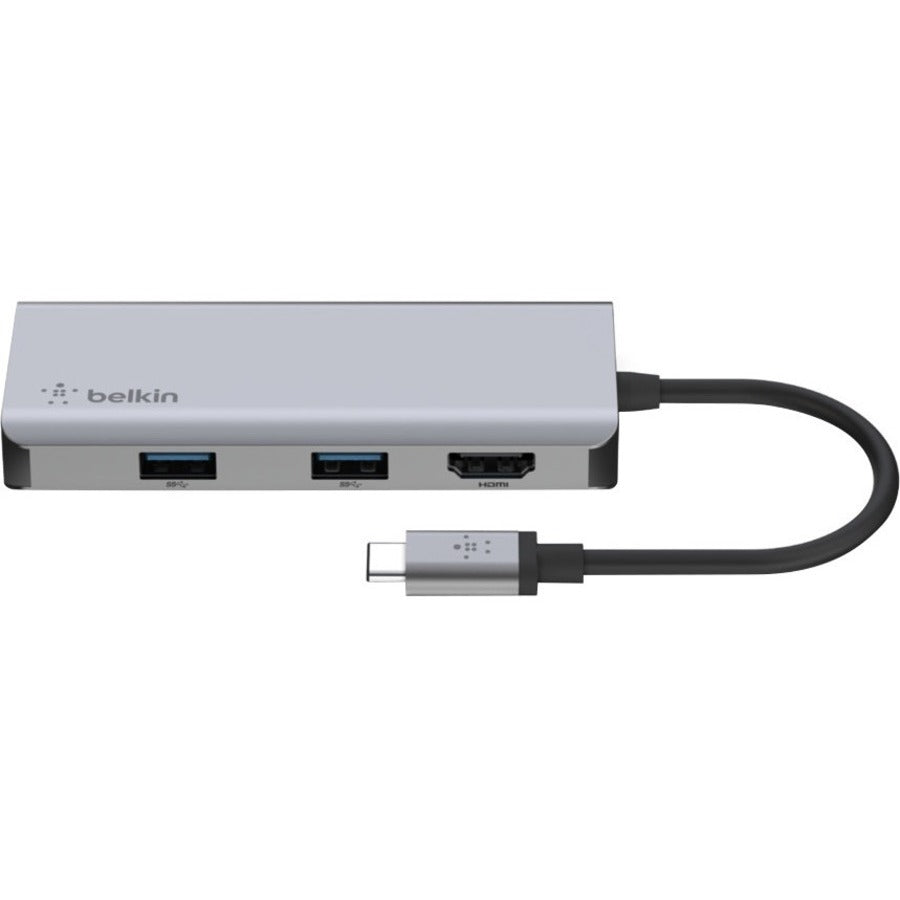 Belkin USB-C 5-in-1 Multiport Adapter, Laptop Docking Station, 2x USB-A 3.1, 4k HDMI @ 30Hz, Up to 5Gps data transfer — PVC002btSGY