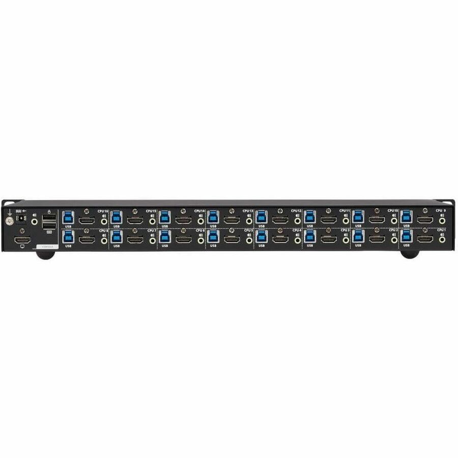 Eaton Tripp Lite Series 16-Port 4K HDMI/USB KVM Switch - 4K 60 Hz Video/Audio, USB Peripheral Sharing, 1U Rack-Mount, TAA — B024-H4U16