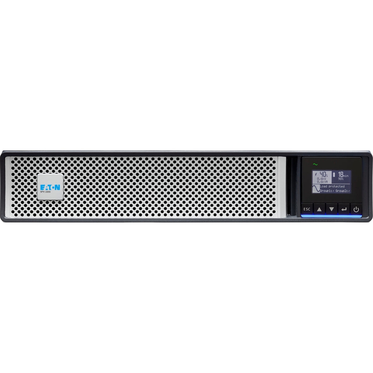 Eaton 5PX G2 2200VA 2200W 208V Line-Interactive UPS - 2 C19, 8 C13 Outlets, Cybersecure Network Card Option, Extended Run, 2U Rack/Tower — 5PX2200HRTG2