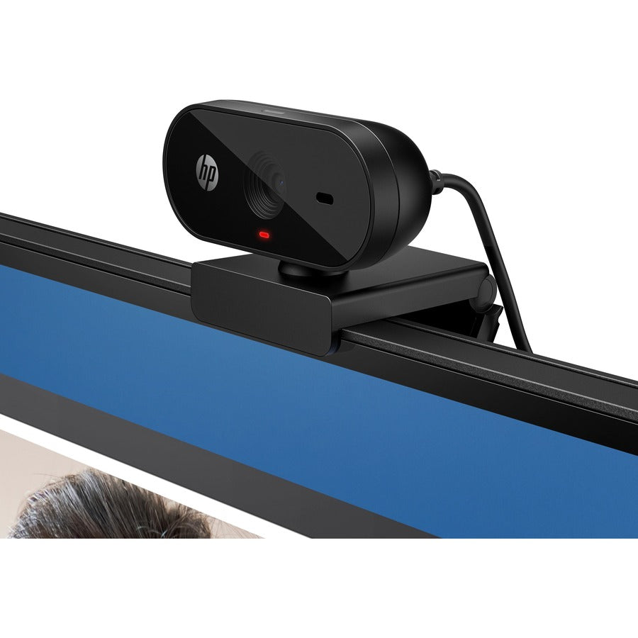HP 320 Webcam - 30 fps - Black - USB Type A — 53X26AA#ABL