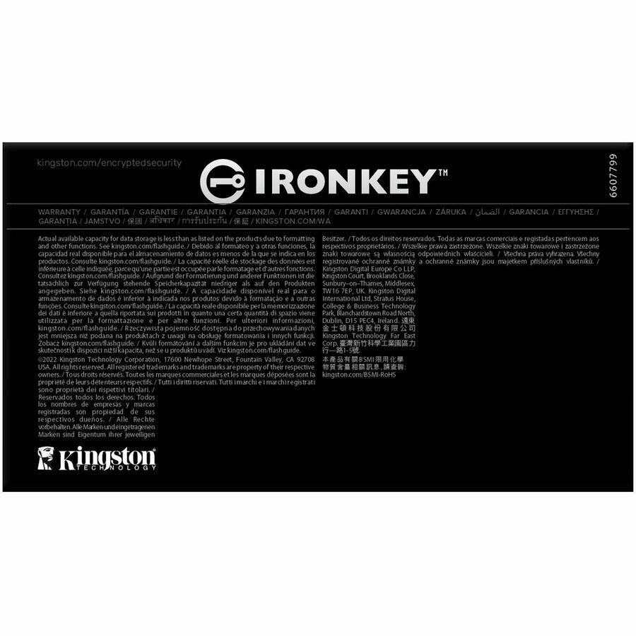 IronKey D500S 32GB USB 3.2 (Gen 1) Type A Flash Drive — IKD500S/32GB