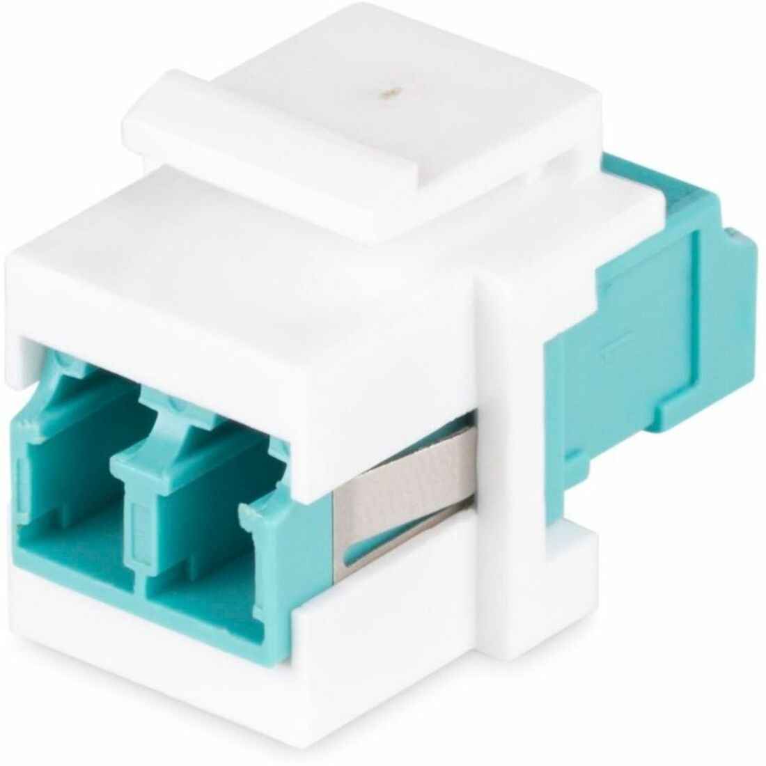 StarTech.com LC to LC Coupler, LC Fiber Coupler, LC/UPC Duplex Keystone Jack, Fiber Optic Keystone Coupler for Patch Panel — DMFKSLCLCCOUPLER