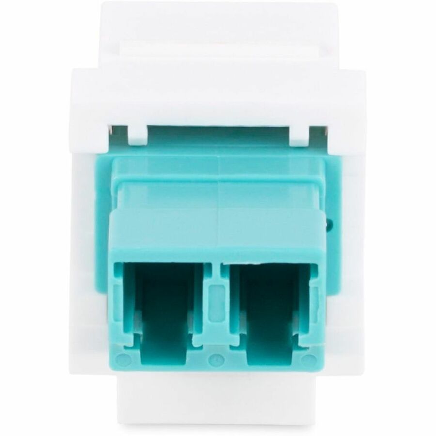 StarTech.com LC to LC Coupler, LC Fiber Coupler, LC/UPC Duplex Keystone Jack, Fiber Optic Keystone Coupler for Patch Panel — DMFKSLCLCCOUPLER
