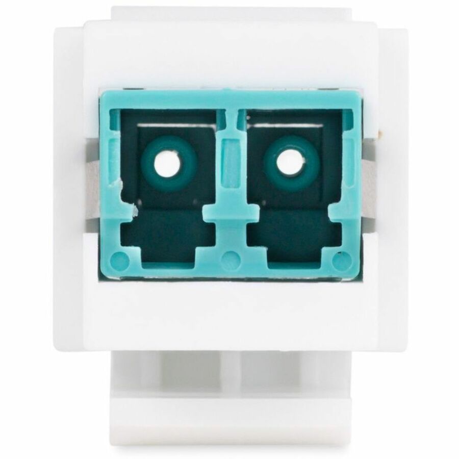StarTech.com LC to LC Coupler, LC Fiber Coupler, LC/UPC Duplex Keystone Jack, Fiber Optic Keystone Coupler for Patch Panel — DMFKSLCLCCOUPLER