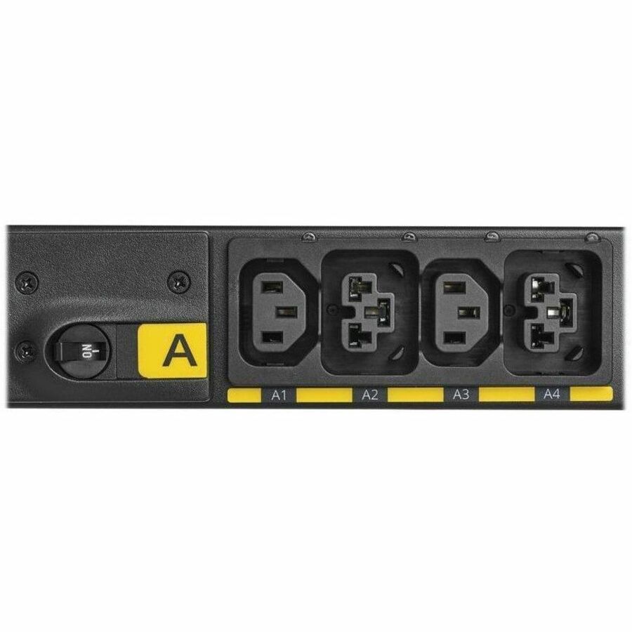Eaton 3-Phase Managed Rack PDU G4, 208V, 24 Outlets, 24A, 8.6kW, L15-30 Input, 10 ft. Cord, 0U Vertical — EVMA1530A