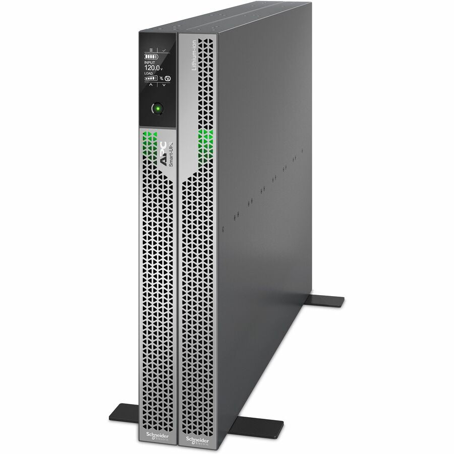 APC Smart-UPS Ultra On-Line, 2200VA, Lithium-ion, Rack/Tower 1U, 120V, 5x 5-20R, 1x L5-20R NEMA outlets, SmartConnect, Extended runtime, W/rail kit — SRTL2K2RM1UC
