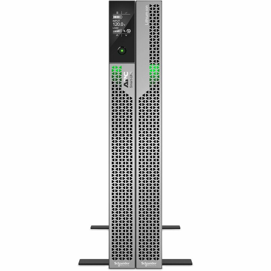 APC Smart-UPS Ultra On-Line, 2200VA, Lithium-ion, Rack/Tower 1U, 120V, 5x 5-20R, 1x L5-20R NEMA outlets, SmartConnect, Extended runtime, W/rail kit — SRTL2K2RM1UC
