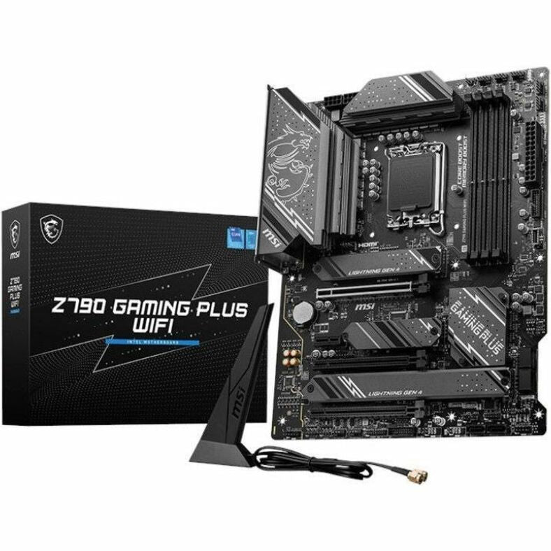 MSI Z790 GAMING PLUS WIFI Gaming Desktop Motherboard - Intel Z790 Chipset - Socket LGA-1700 - ATX — PROZ790GAMPLUSWIFI