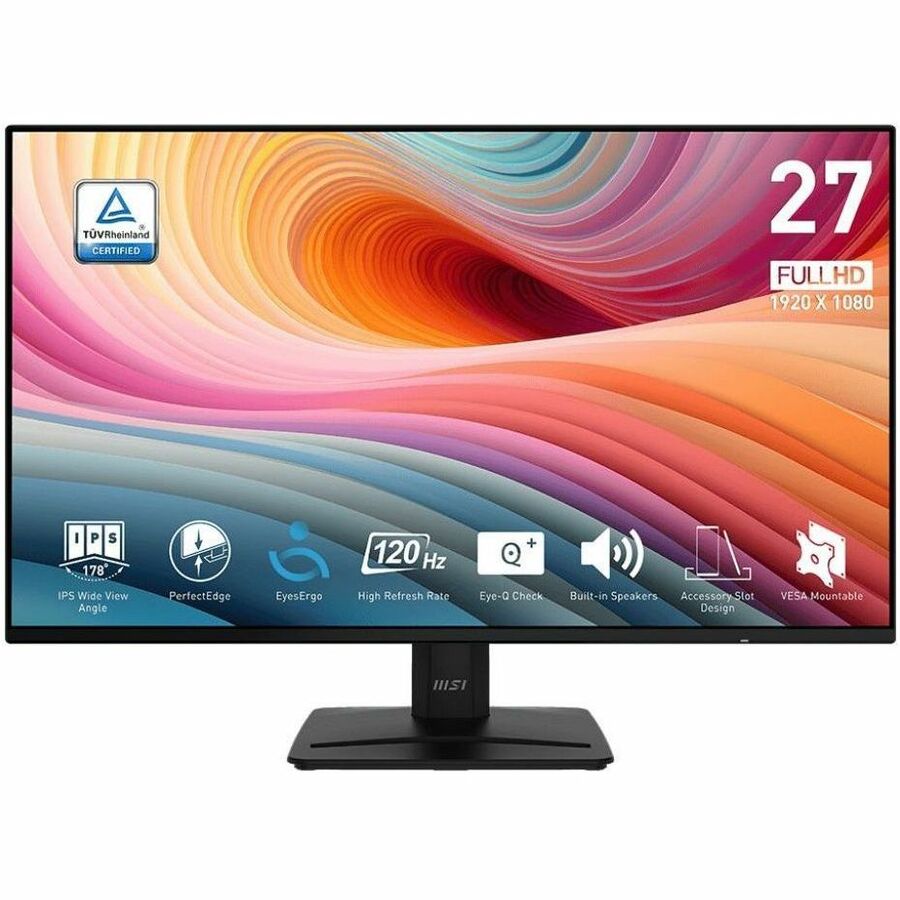 MSI Pro MP271A E2 27" Class Full HD LCD Monitor - 16:9 - Black — PROMP271AE2