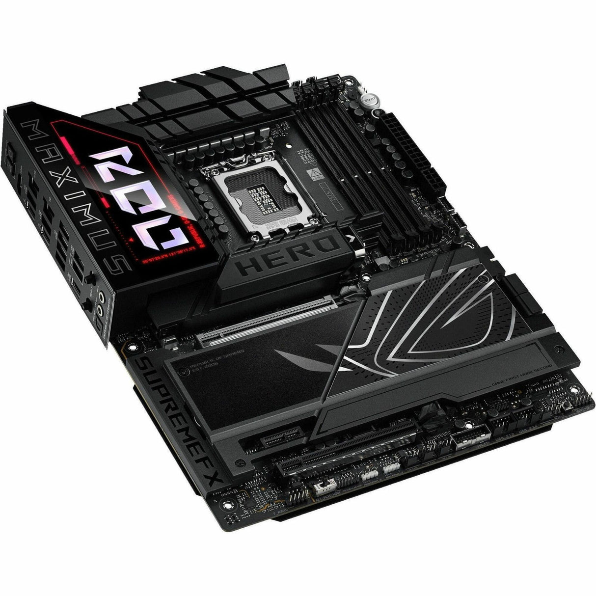 Asus ROG MAXIMUS Z890 HERO Gaming Desktop Motherboard - Intel Z890 Chipset - Socket LGA-1851 - ATX — ROG MAXIMUS Z890 HERO