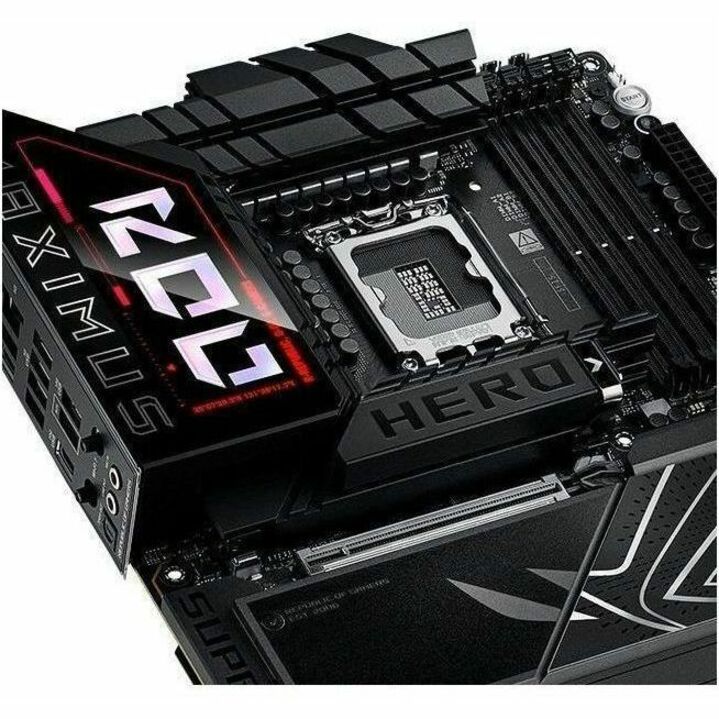 Asus ROG MAXIMUS Z890 HERO Gaming Desktop Motherboard - Intel Z890 Chipset - Socket LGA-1851 - ATX — ROG MAXIMUS Z890 HERO