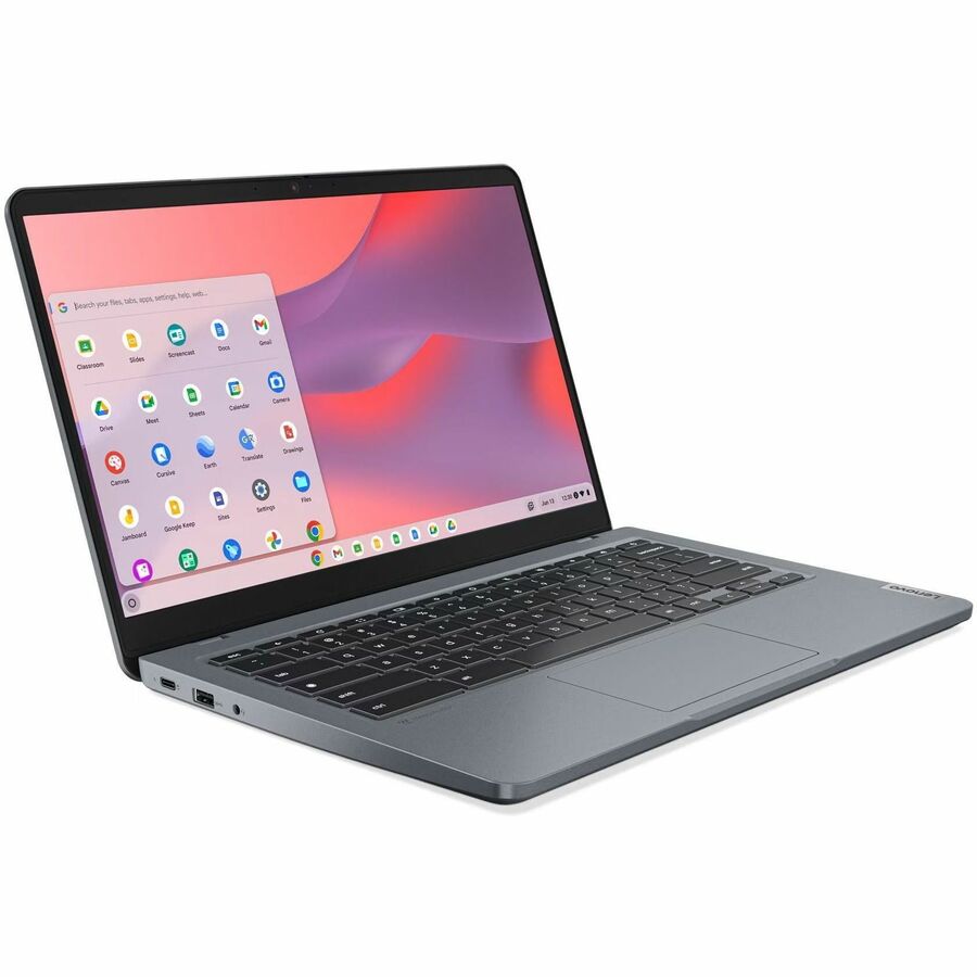 Lenovo 14e Chromebook Gen 3 82W6003CUS 14" Touchscreen Chromebook - Full HD - Intel N-Series N100 - 8 GB - 64 GB Flash Memory - English Keyboard - Storm Gray — 82W6003CUS