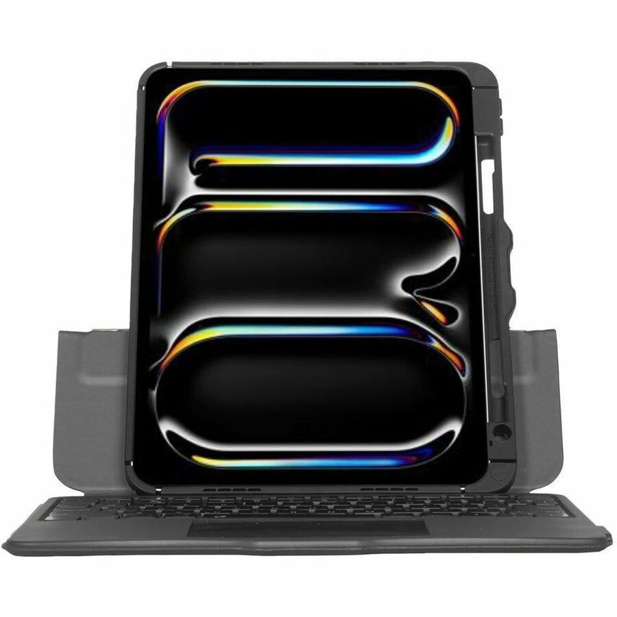 Targus Versavu THZ988US Keyboard/Cover Case (Folio) for 11" Apple iPad Pro 11 (2024) Tablet - Black — THZ988US
