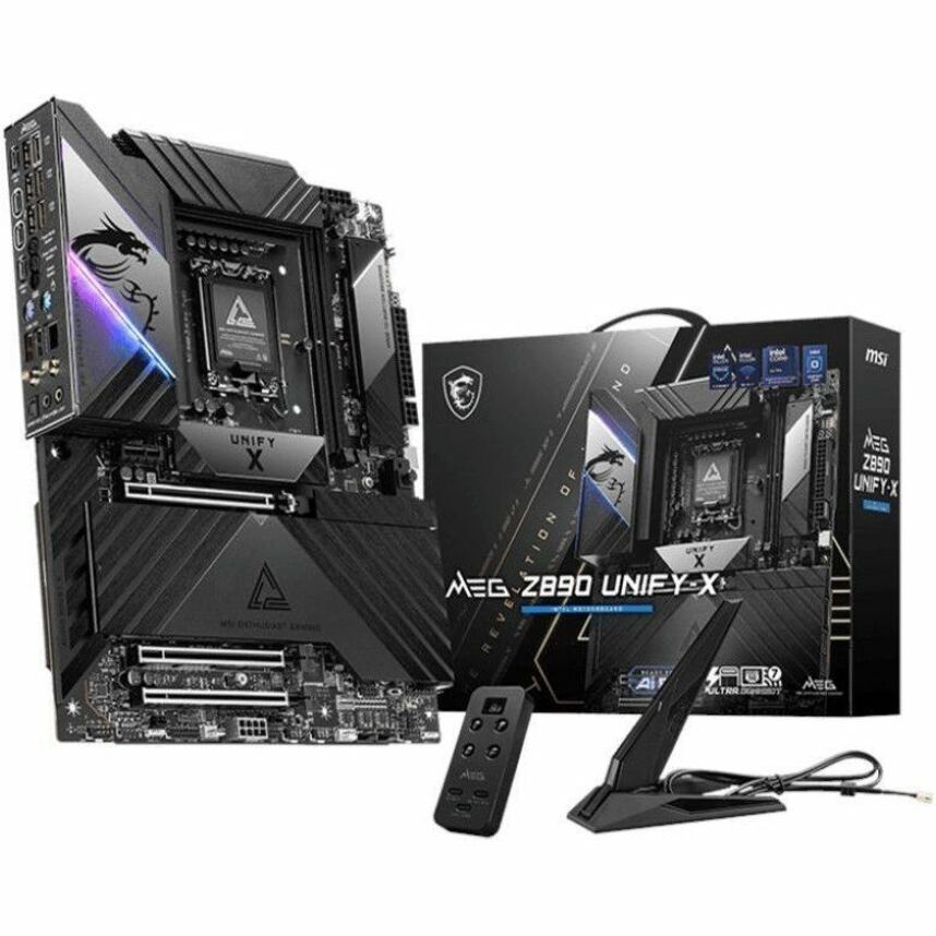 MSI MEG Z890 UNIFY-X Gaming Desktop Motherboard - Intel Z890 Chipset - Socket LGA-1851 - ATX — Z890UNIFYX