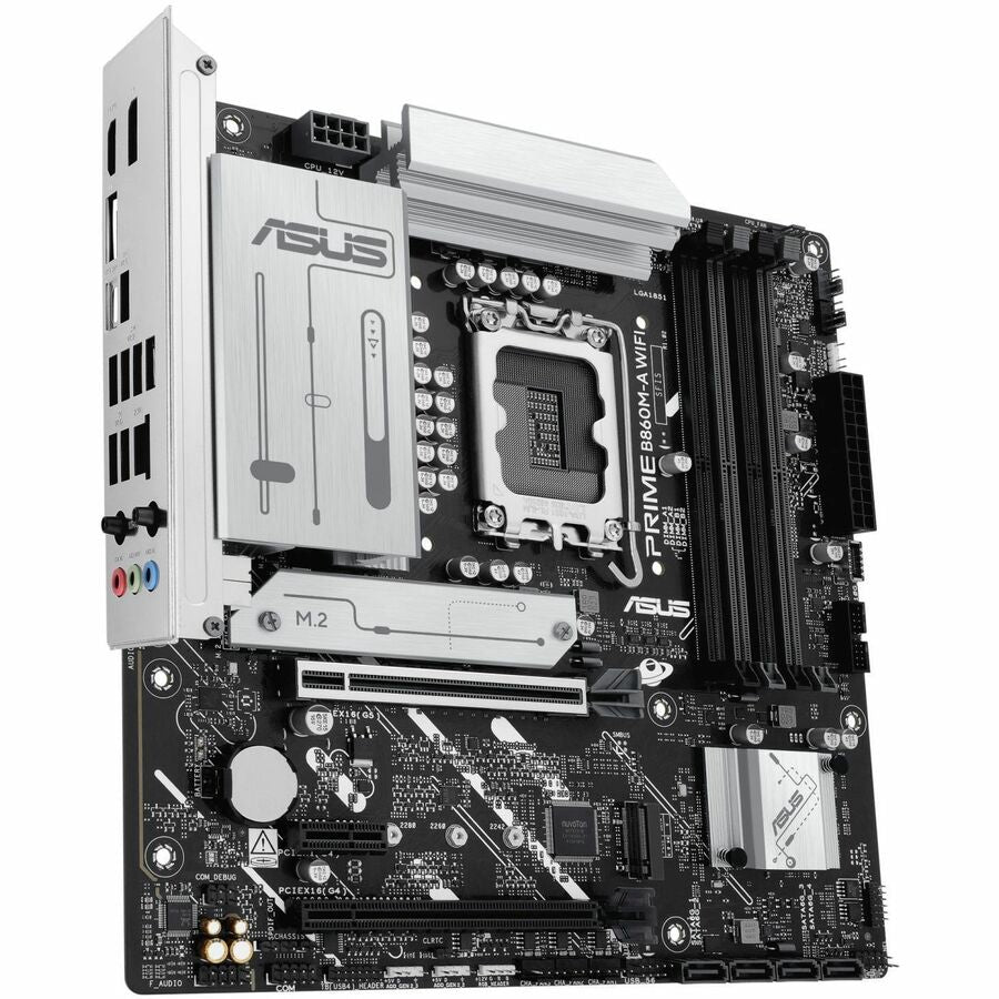 Asus Prime B860M-A WIFI-CSM Desktop Motherboard - Intel B860 Chipset - Socket LGA-1851 - Micro ATX — PRIME B860M-A WIFI-CSM