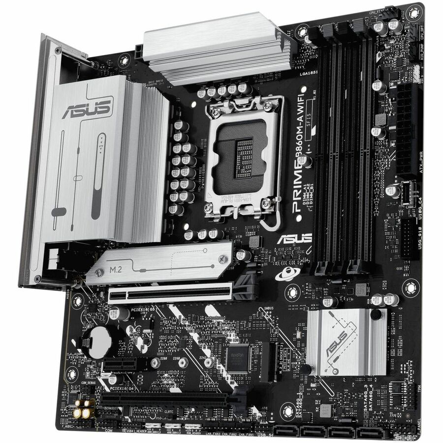 Asus Prime B860M-A WIFI-CSM Desktop Motherboard - Intel B860 Chipset - Socket LGA-1851 - Micro ATX — PRIME B860M-A WIFI-CSM