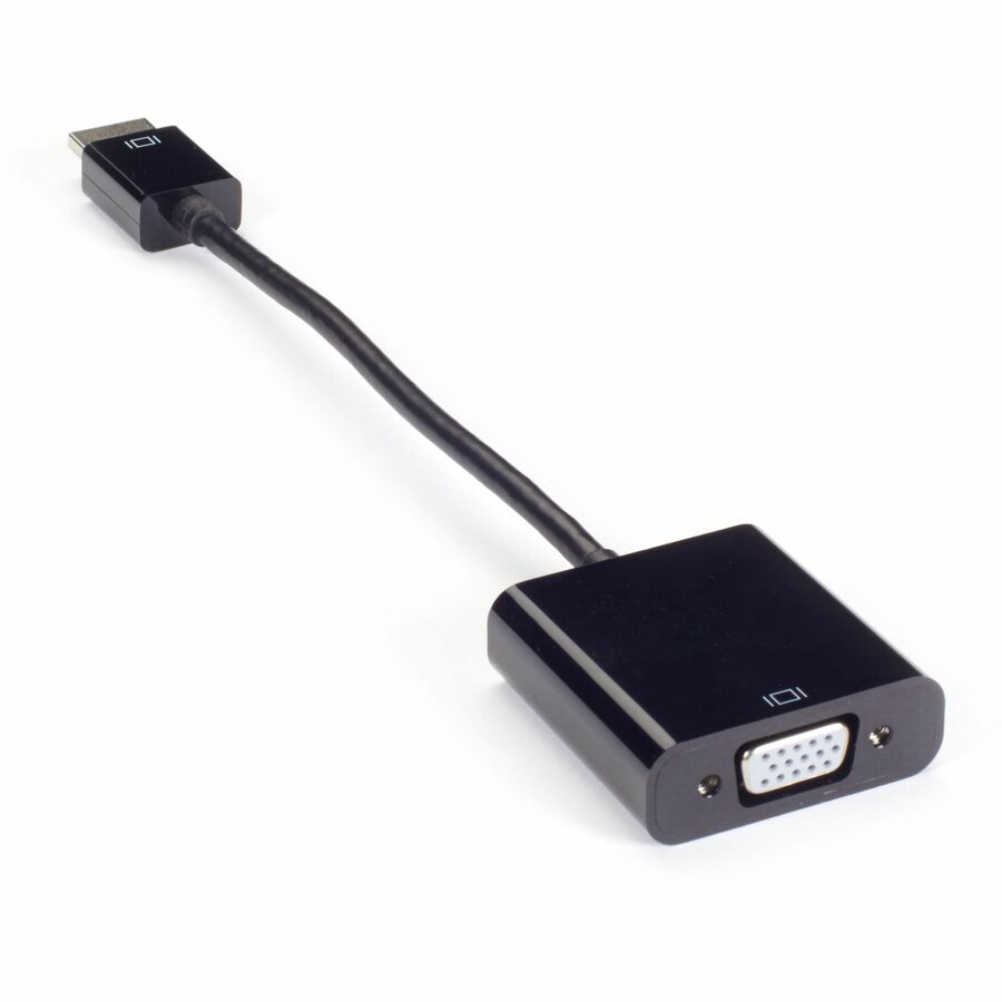 Black Box HDMI to VGA Adapter Converter with Audio, Male/Female Dongle — VA-HDMI-VGA-R2
