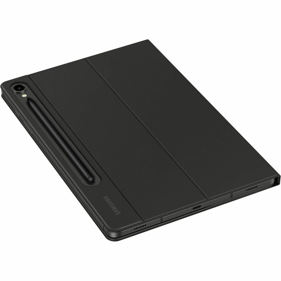Samsung Book Cover Keyboard/Cover Case (Book Fold) Samsung Galaxy Tab S9, Galaxy Tab S9 FE Tablet - Black — EF-DX720UBEGUJ