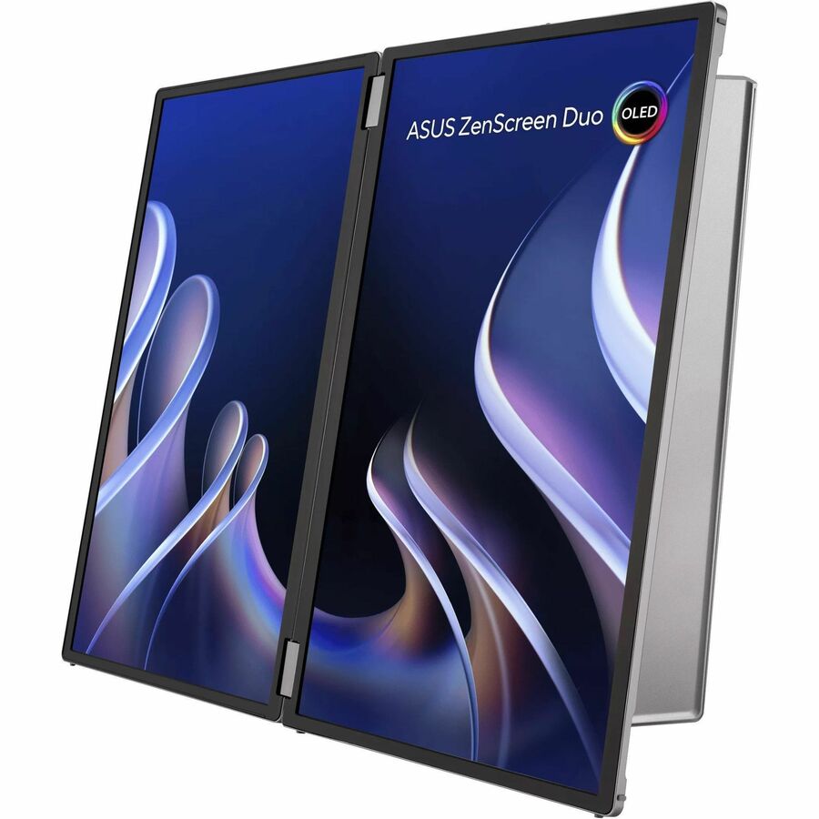 Asus ZenScreen Duo MQ149CD 14" Class WUXGA OLED Monitor - 16:10 - Silver — MQ149CD