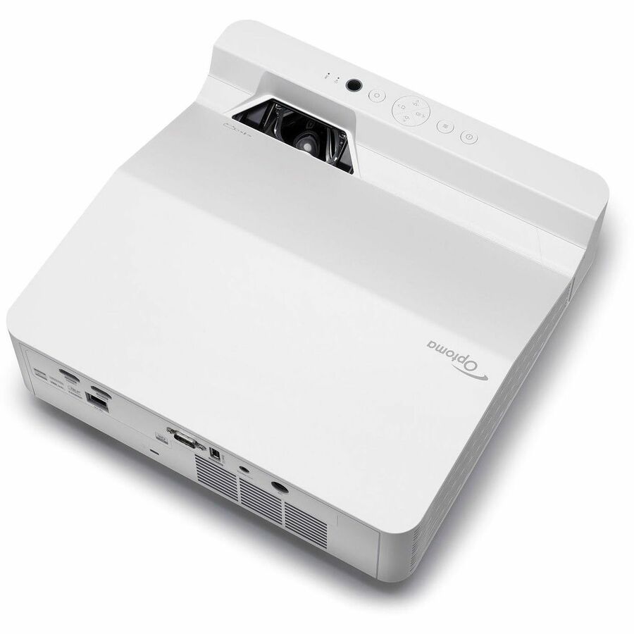 Optoma ZW410UST 3D Ultra Short Throw DLP Projector - 16:10 - Portable - White — ZW410UST