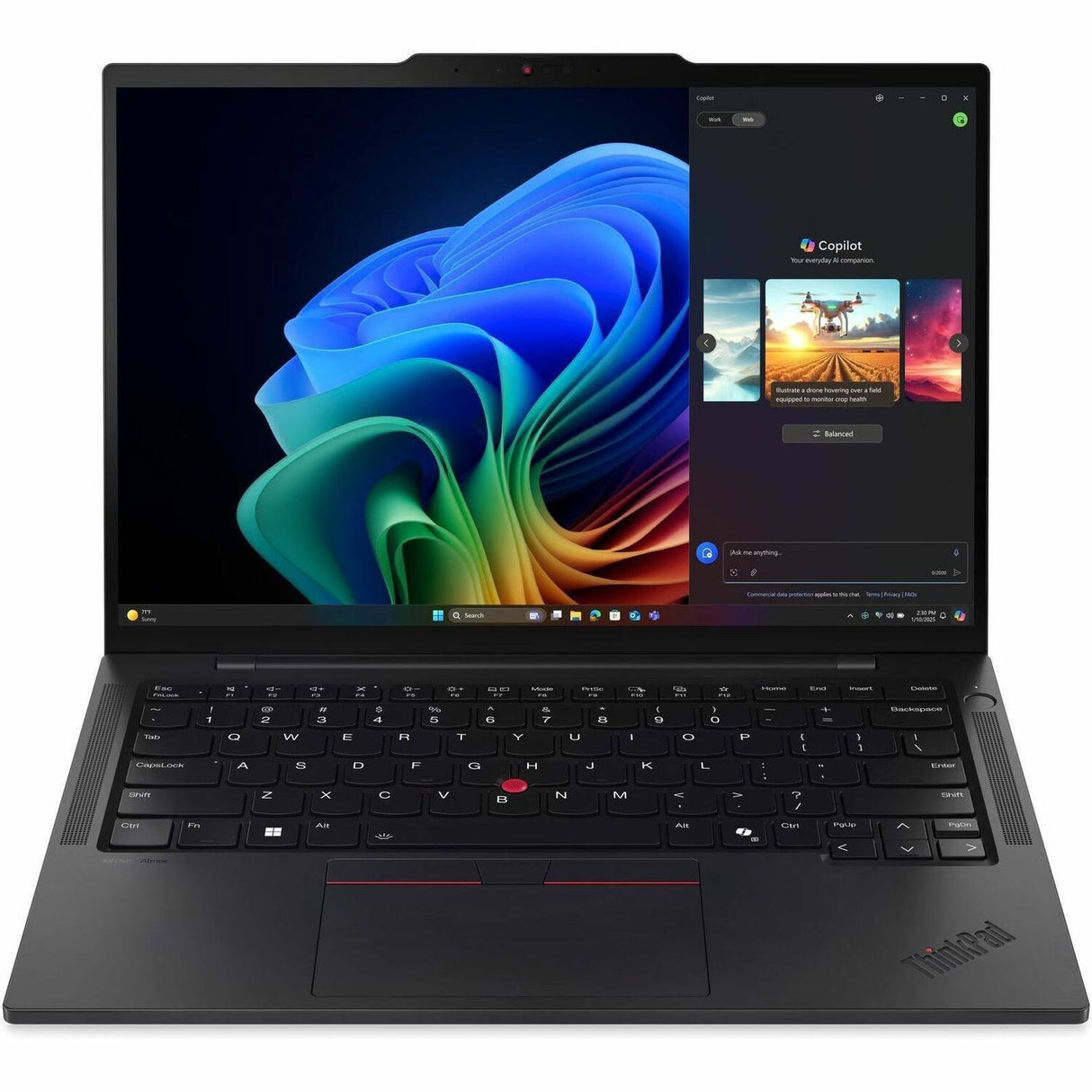 Lenovo ThinkPad T14s Gen 6 21QX000NUS 14" Touchscreen Copilot+ PC Notebook - WUXGA - Intel Core Ultra 7 268V - 32 GB - 1 TB SSD - English Keyboard - Black — 21QX000NUS