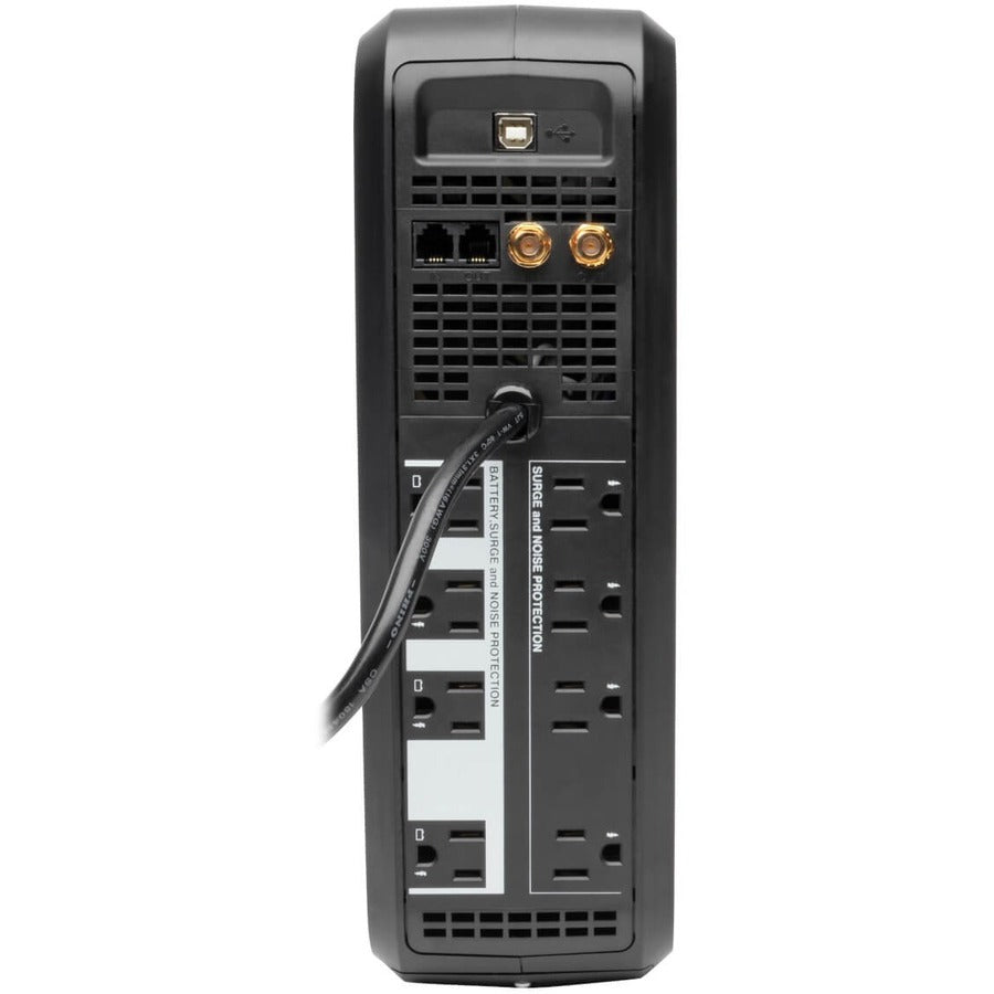 Eaton Tripp Lite Series SmartPro LCD 120V 1000VA 500W Line-Interactive UPS, AVR, Tower, USB, TEL/DSL/Coax Protection, 8 Outlets — SMART1000LCD