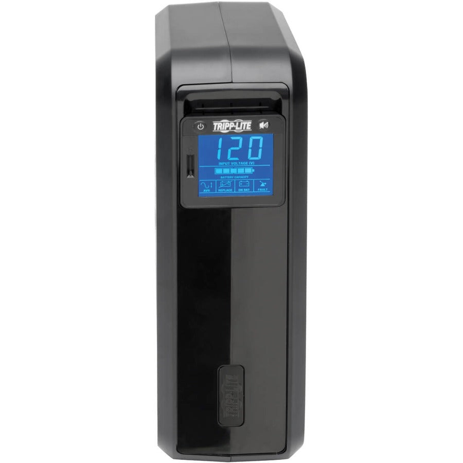 Eaton Tripp Lite Series SmartPro LCD 120V 1000VA 500W Line-Interactive UPS, AVR, Tower, USB, TEL/DSL/Coax Protection, 8 Outlets — SMART1000LCD