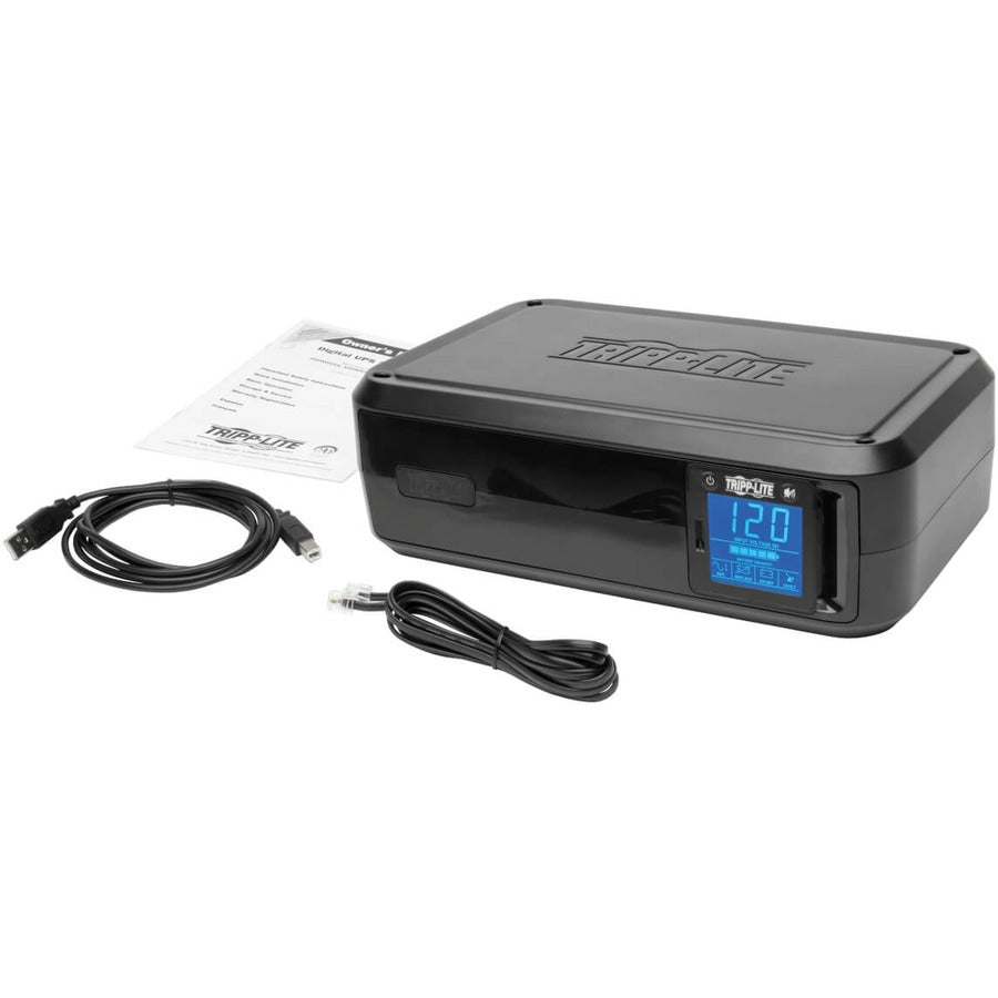 Eaton Tripp Lite Series SmartPro LCD 120V 1000VA 500W Line-Interactive UPS, AVR, Tower, USB, TEL/DSL/Coax Protection, 8 Outlets — SMART1000LCD
