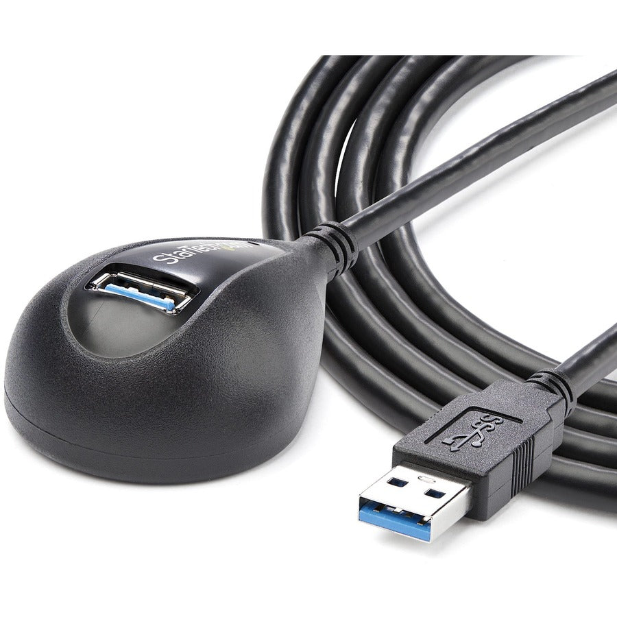 StarTech.com 5 ft Black Desktop SuperSpeed USB 3.0 (5Gbps) Extension Cable - A to A M/F — USB3SEXT5DKB