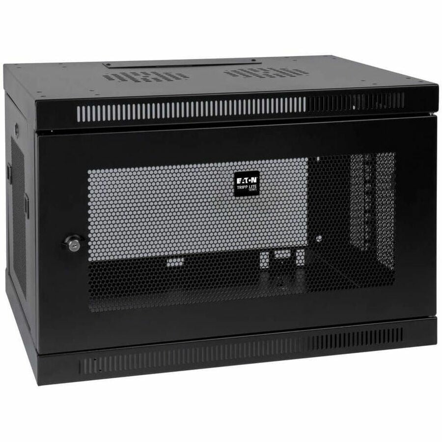 Eaton Tripp Lite Series SmartRack 9U Low-Profile Switch-Depth Wall-Mount Mini Rack Enclosure — SRW9U