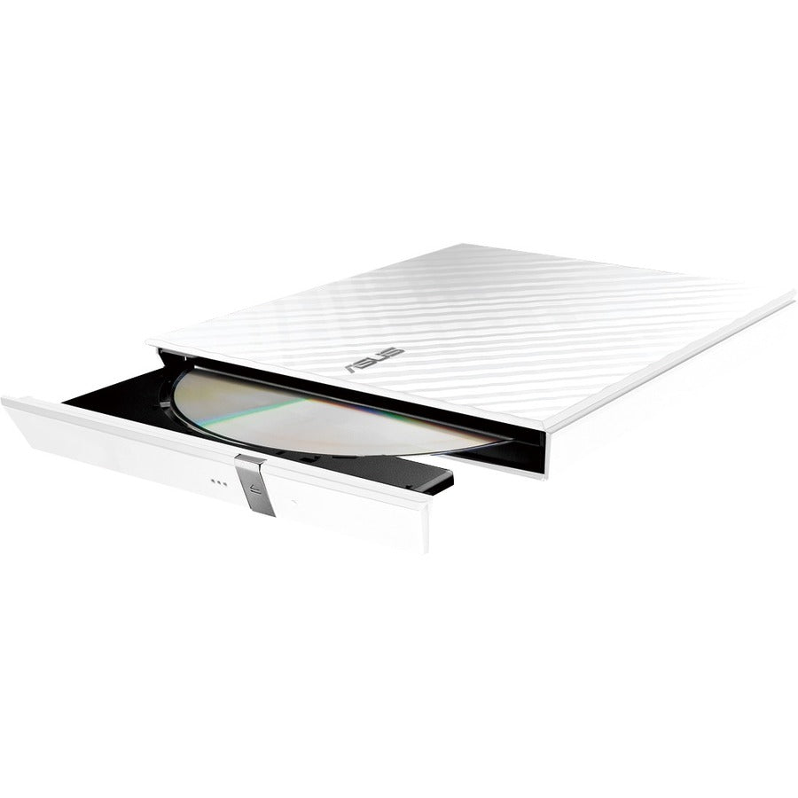 Asus SDRW-08D2S-U Portable DVD-Writer - External - White — SDRW-08D2S-U/WHT/G/AS