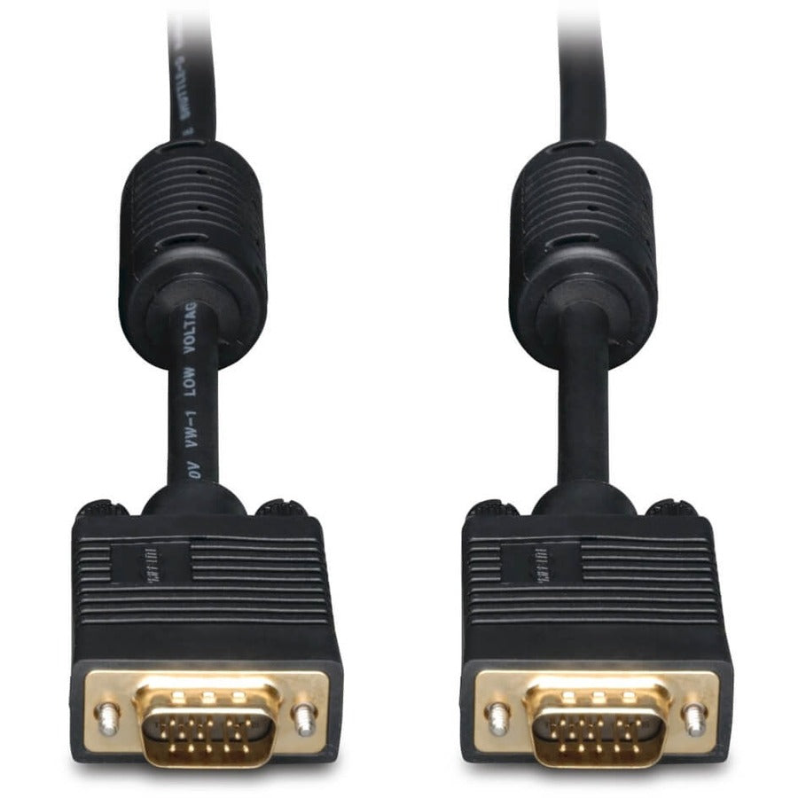 Eaton Tripp Lite Series VGA High-Resolution RGB Coaxial Cable (HD15 M/M), 6 ft. (1.83 m) — P502-006