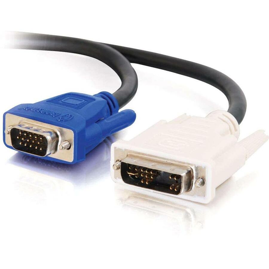 C2G 6.6ft DVI to VGA Video Adapter Cable - DVI-A to HD15 VGA - M/M — 26954