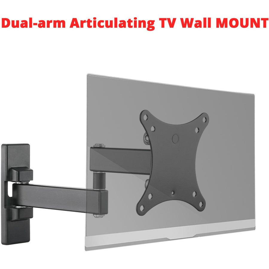 SIIG Articulating Full Motion LCD / TV Monitor Mount - 13" to 27" — CE-MT1B12-S2