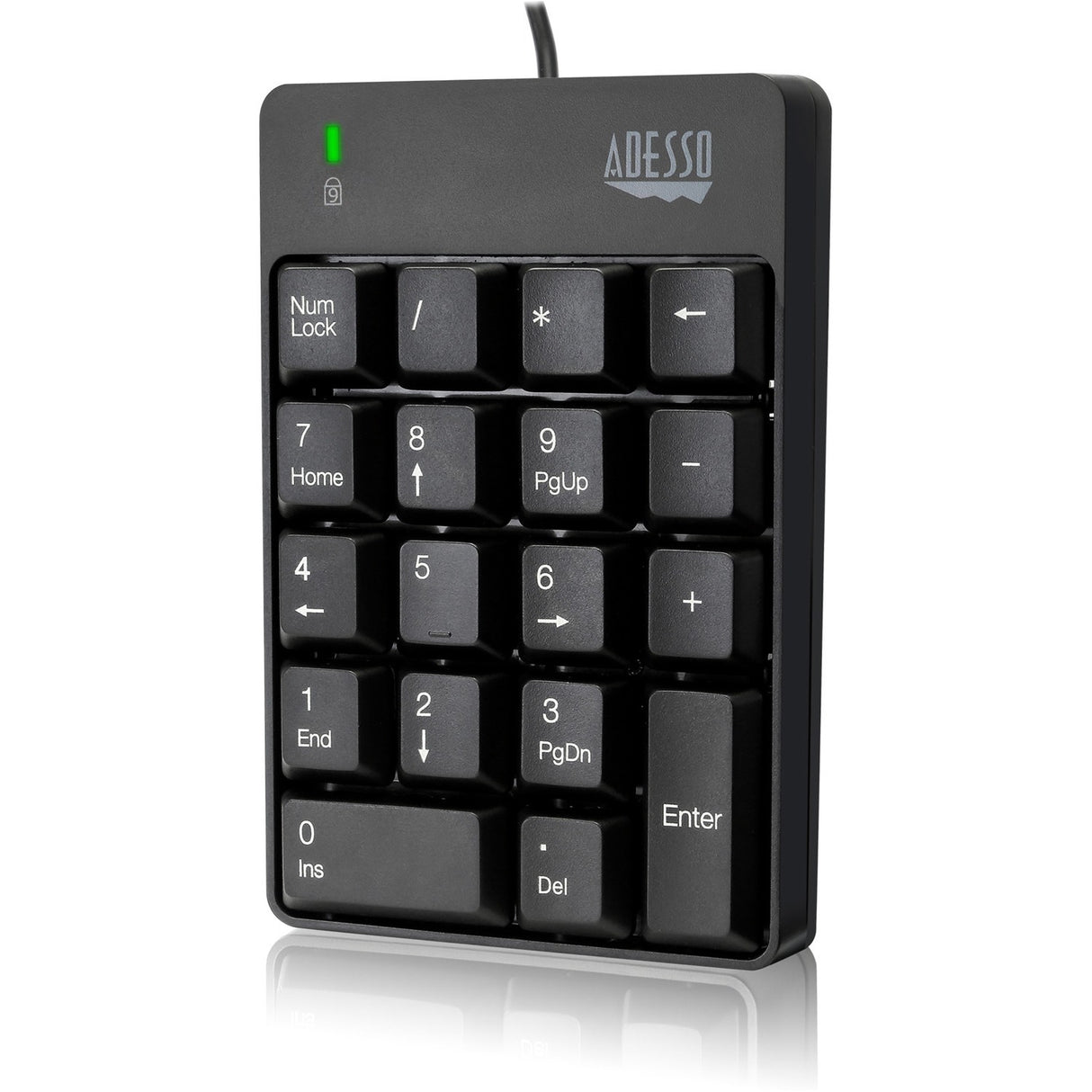 Adesso USB Spill Resistant 18-Key Numeric Keypad — AKB-601UB