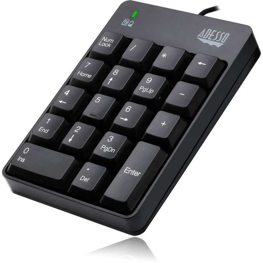 Adesso USB Spill Resistant 18-Key Numeric Keypad — AKB-601UB