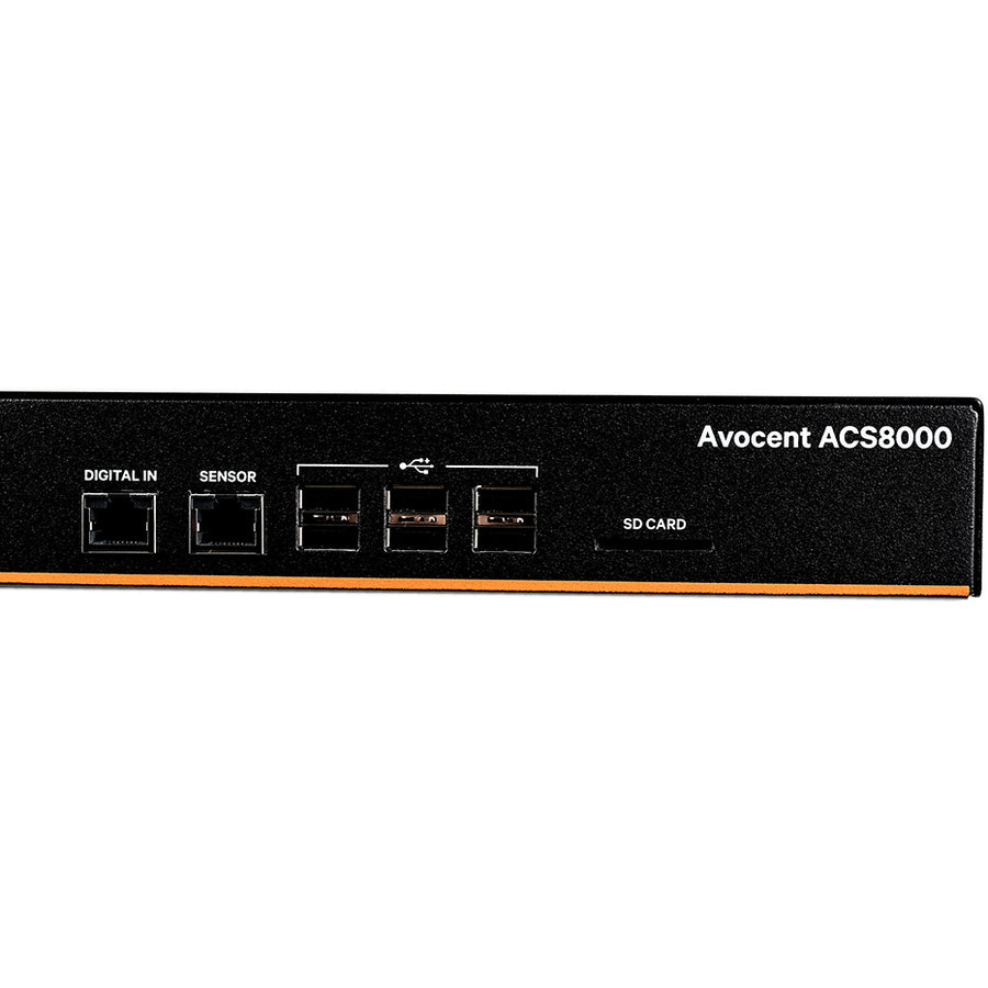 Vertiv Avocent 16-port ACS8000 Console System with single AC Power Supply, non-TAA — ACS8016SAC-400