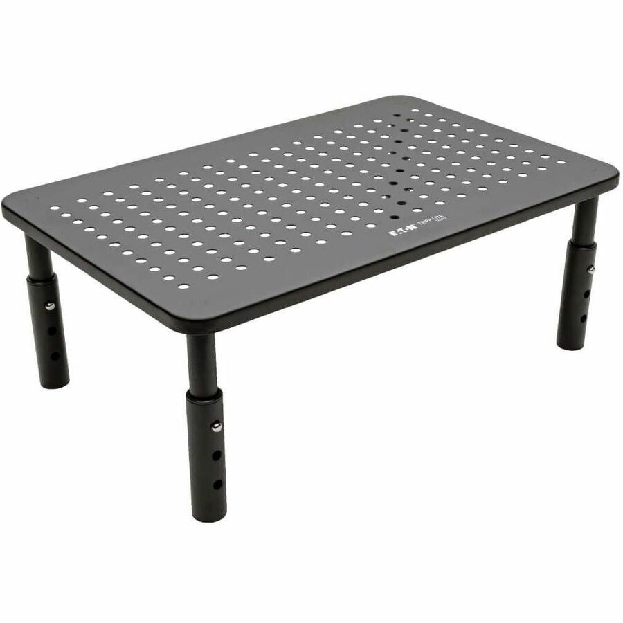Eaton Tripp Lite Series Monitor Riser for Desk, 14 x 9 in. - Height Adjustable, Metal, Black — MR1411M