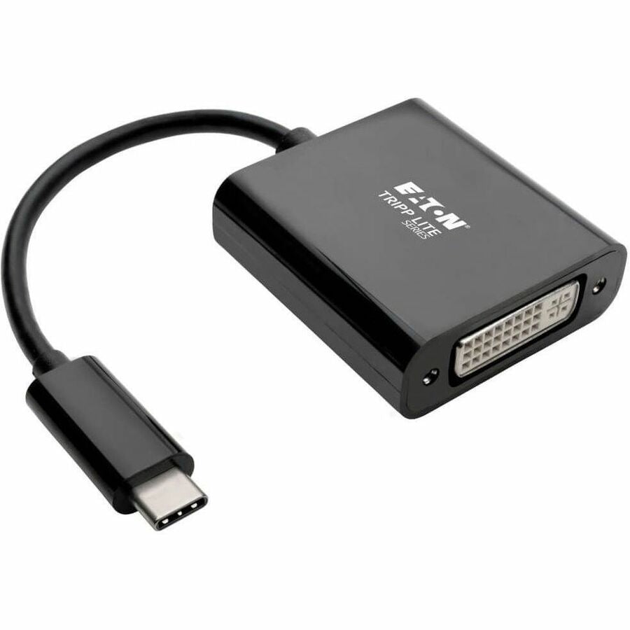 Eaton Tripp Lite Series USB-C to DVI Adapter with Alternate Mode - DP 1.2, Black — U444-06N-DVIBAM