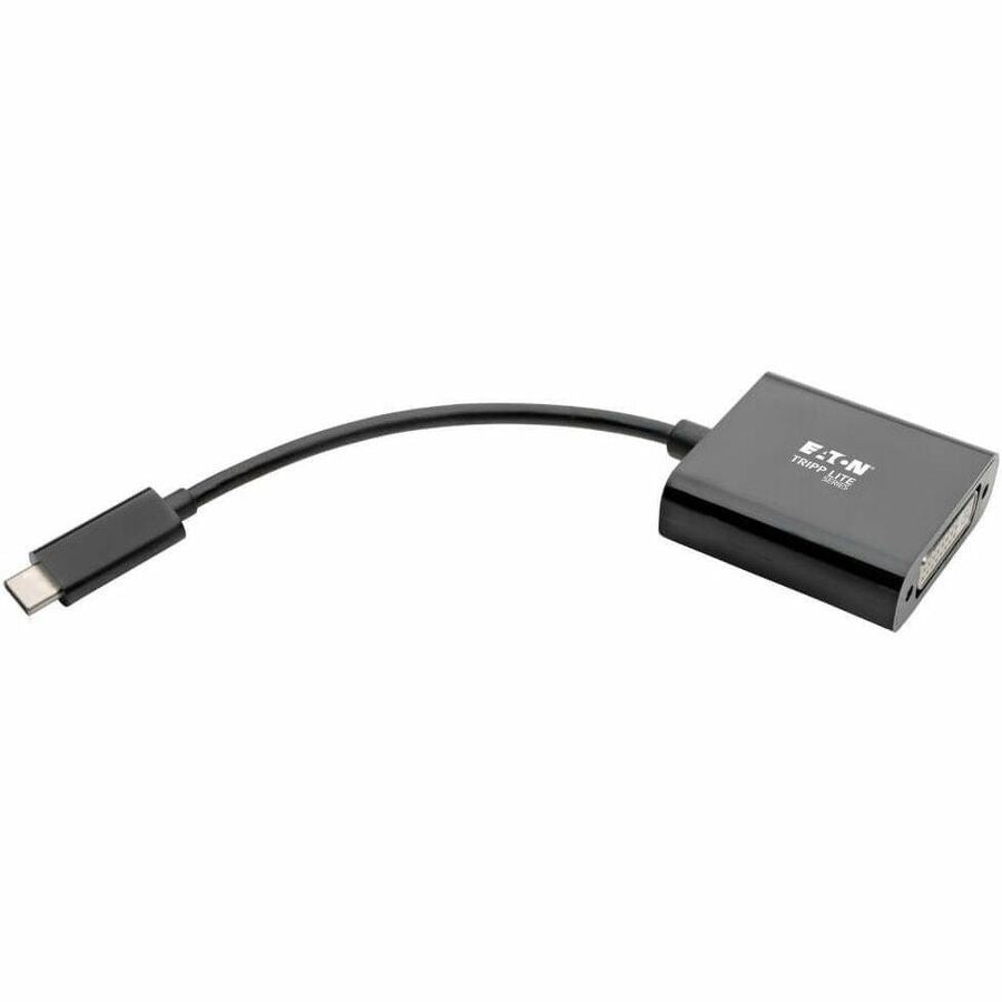 Eaton Tripp Lite Series USB-C to DVI Adapter with Alternate Mode - DP 1.2, Black — U444-06N-DVIBAM