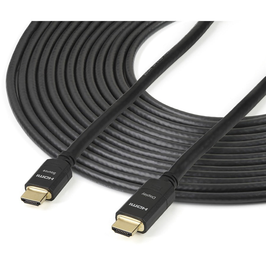 StarTech.com 98ft (30m) Active HDMI Cable, 4K 30Hz UHD High Speed HDMI 1.4 Cable with Ethernet, CL2 Rated HDMI Cord for In-Wall Install — HDMM30MA