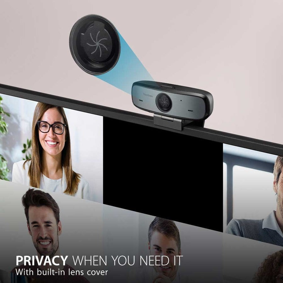 ViewSonic VB-CAM-002 Video Conferencing Camera - 30 fps - Black, Silver - Micro USB — VB-CAM-002
