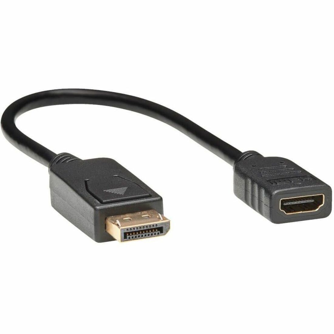 Eaton Tripp Lite Series DisplayPort to HDMI Video Adapter Video Converter (M/F), HDCP, Black, 1 ft. — P136-001
