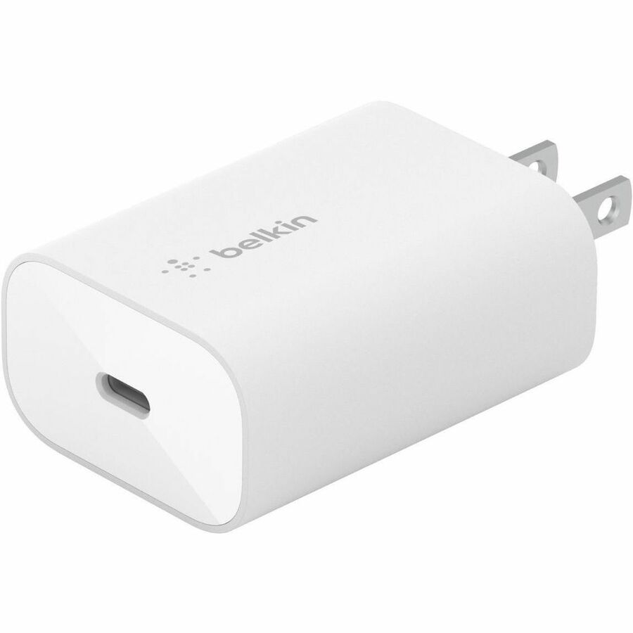 Belkin 25W Portable USB-C Wall Charger - 1xUSB-C - Fast Charging - Power Adapter - White — WCA004dqWH