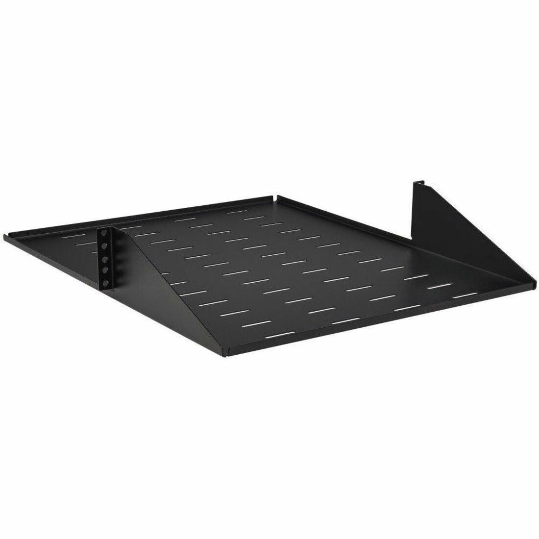 Eaton Tripp Lite Series SmartRack Center-Mounted Steel Rack Shelf - 2U, Vented, 21.5 in. Deep, Holds up to 100 lb. (45 kg) — SRSHELF2PCENTER