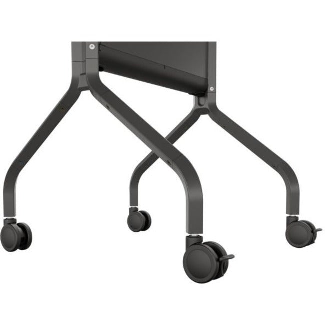 Chief Voyager Manual height Adjustable AV Mobile Cart - For 50-85 Inch Displays - Mobile TV Cart - Black — LSCUB