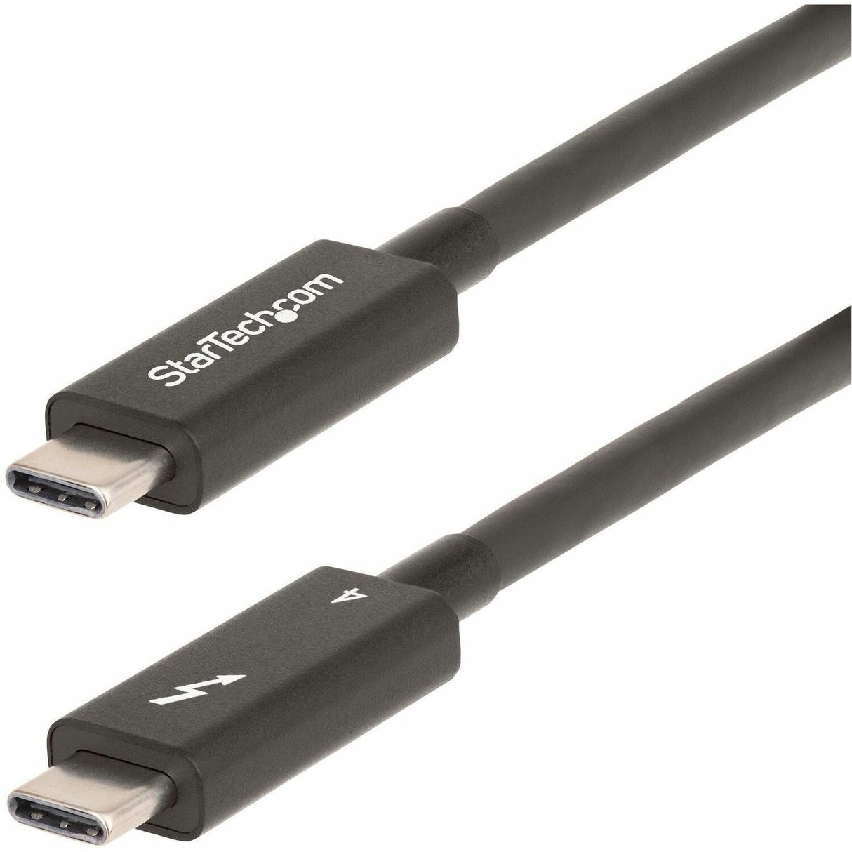 StarTech.com 6ft (2m) Active Thunderbolt 4 Cable, 40Gbps, 100W PD, 4K/8K Video, Intel-Certified, Compatible w/Thunderbolt 3/USB 3.2/DisplayPort — A40G2MB-TB4-CABLE