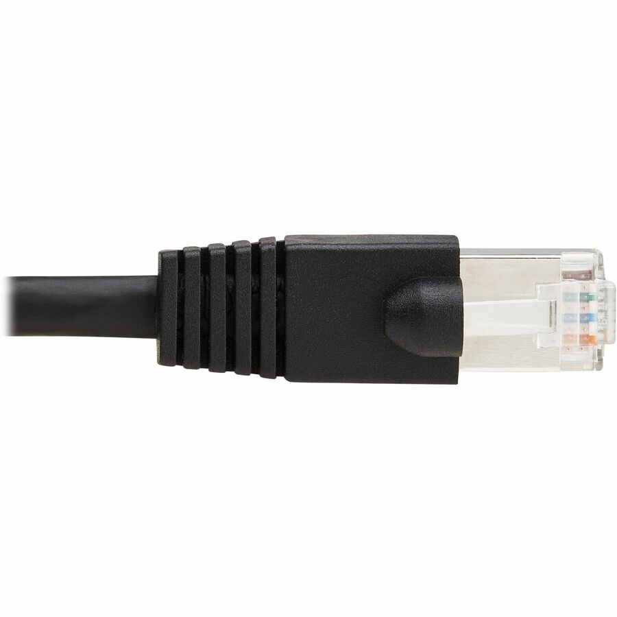 Eaton Tripp Lite Series Cat8 40G Snagless SSTP Ethernet Cable (RJ45 M/M), PoE, Black, 3 ft. (0.9 m) — N272-F03-BK