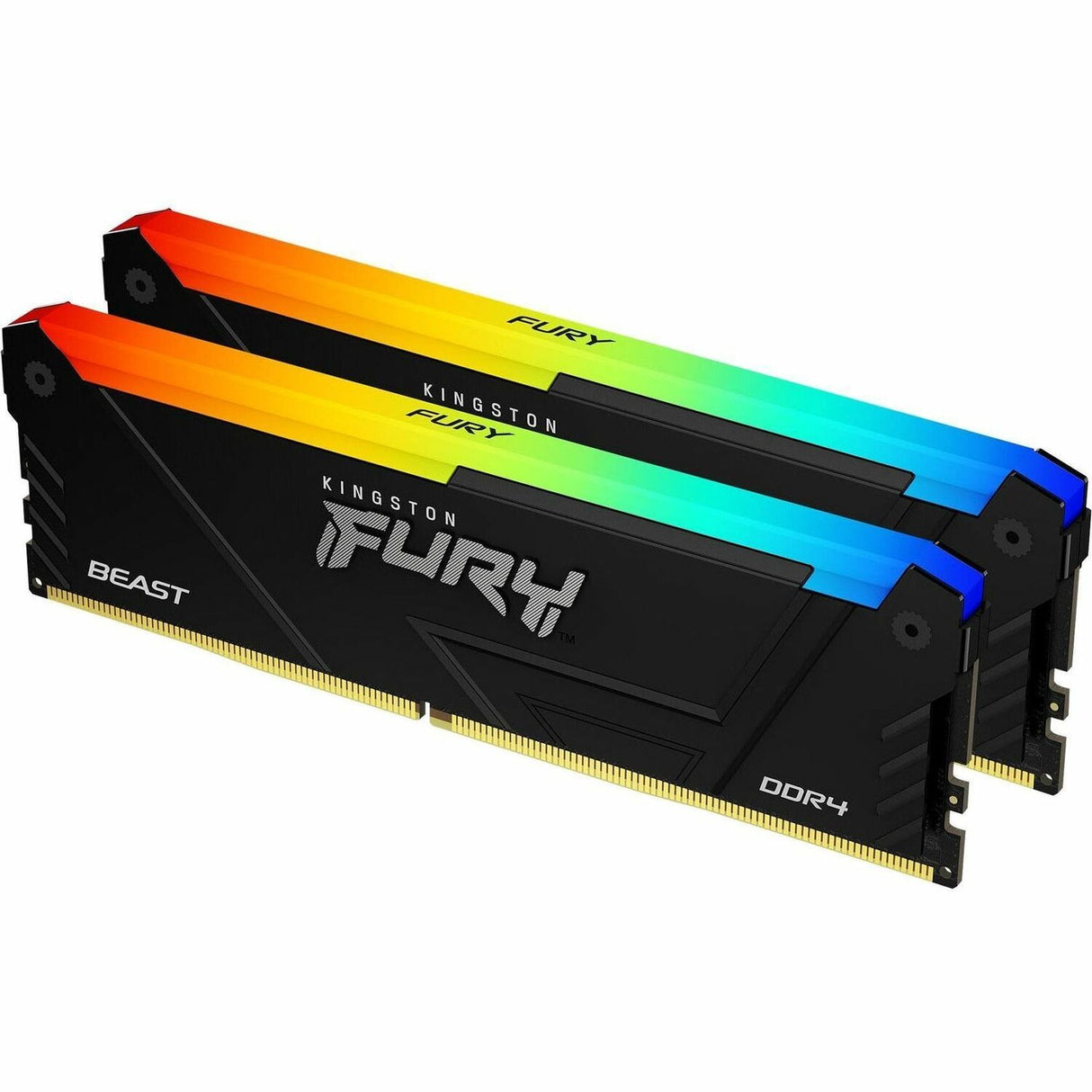 Kingston FURY Beast 16GB (2 x 8GB) DDR4 SDRAM Memory Kit — KF436C17BB2AK2/16