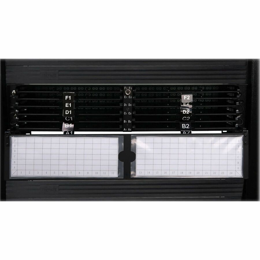 Eaton Tripp Lite Series High-Density Panel Fiber Splice Enclosure - 12 Splicing Cassettes, 288 LC/UPC SM 0.9 mm, 1.5 m Pigtail, 2U Rack — N600P-288U-12